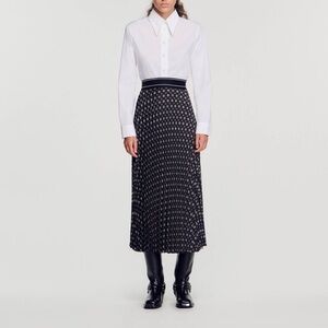 Sandro White Button Down Shirt